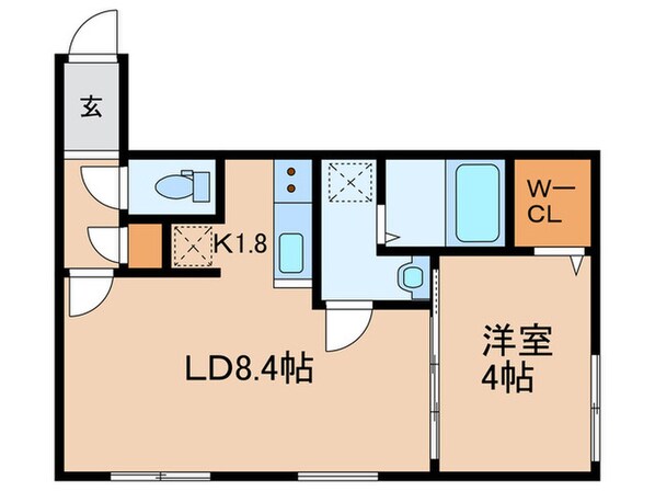 S-FORT月寒の物件間取画像